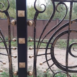 Кузня ограды калитки ворота po-derevu18