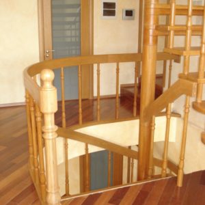 деревянная лестница на больцах4